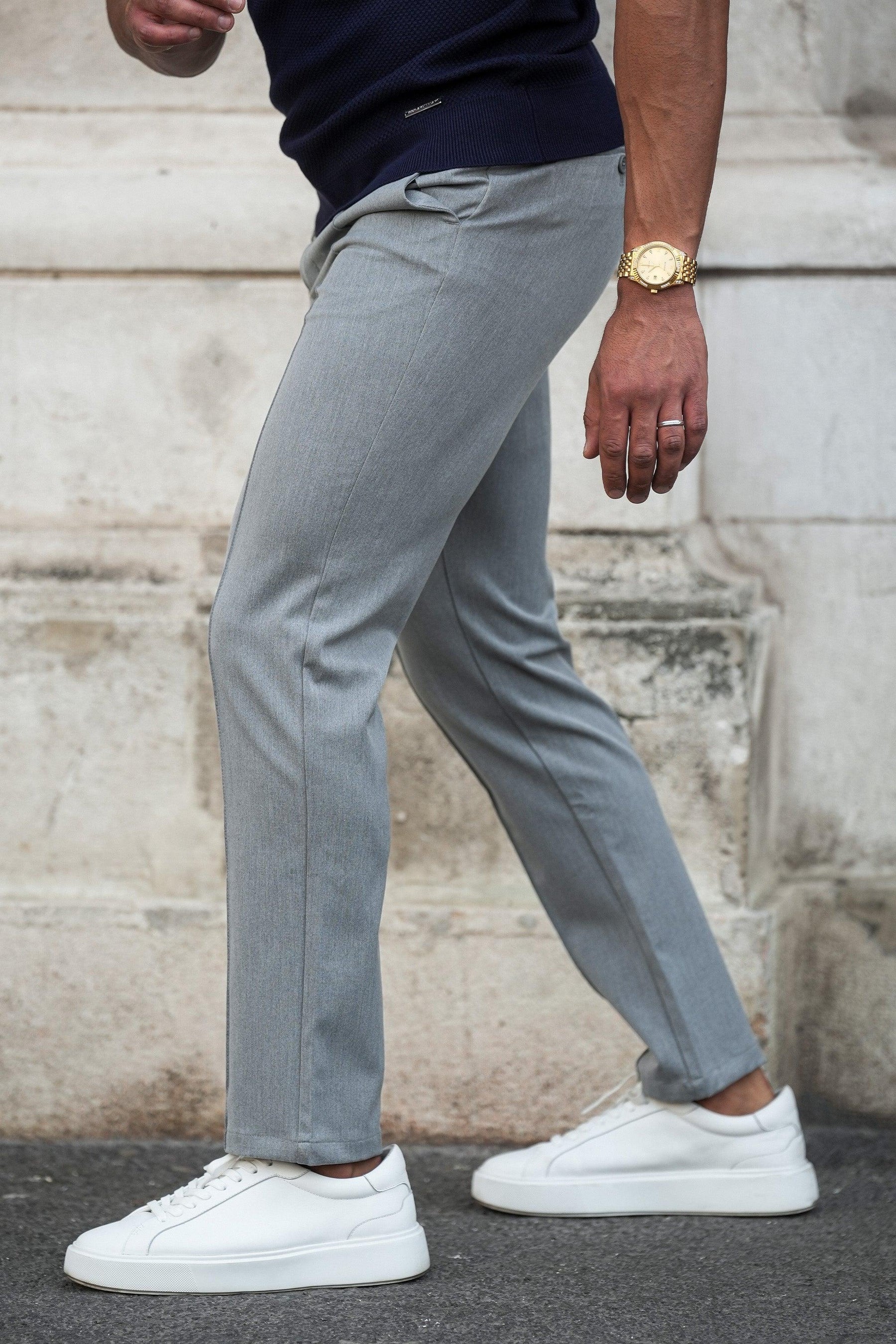 Capri Lynx Men’s Tailored Gray Pants