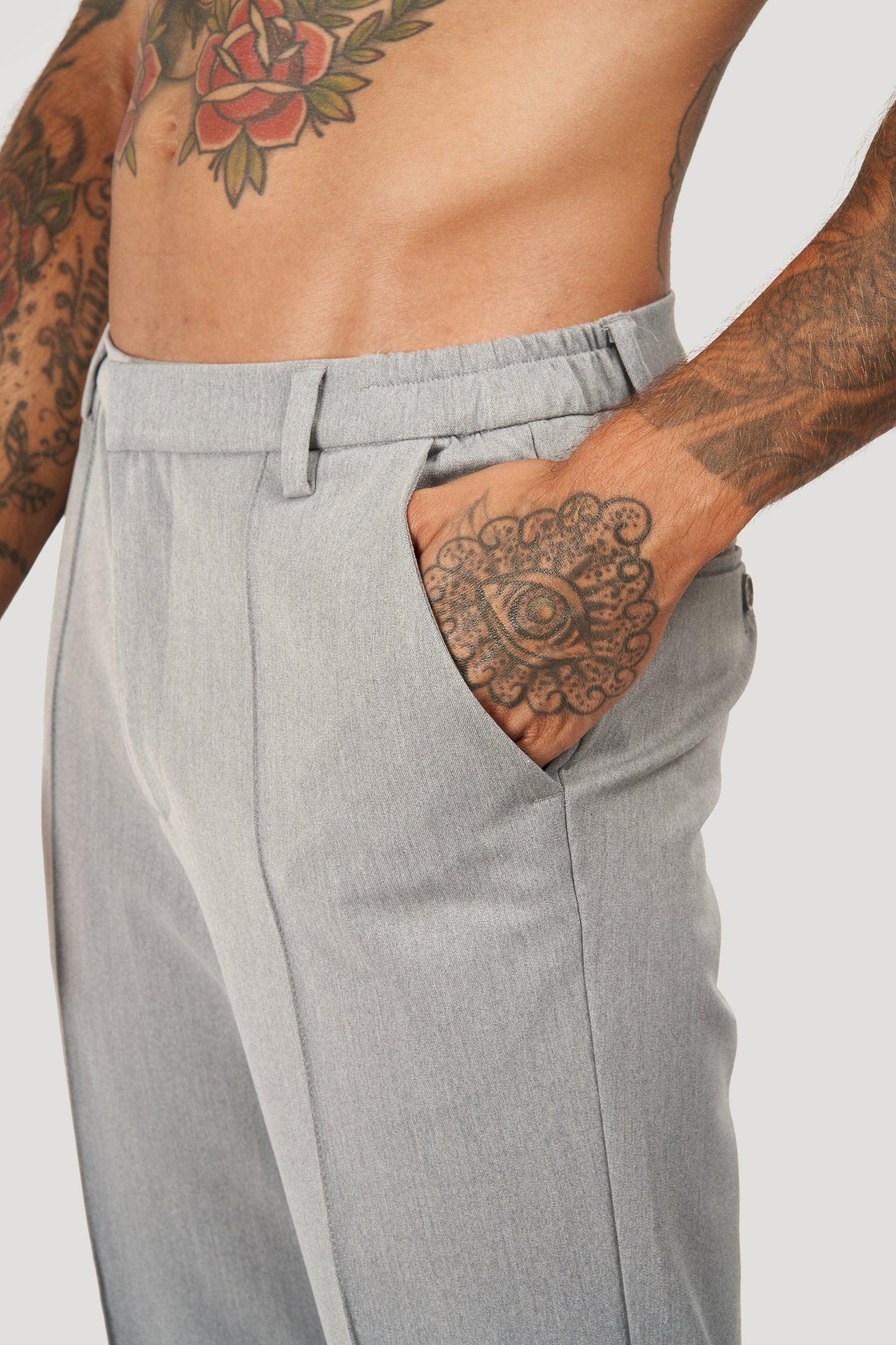 Capri Lynx Men’s Tailored Gray Pants