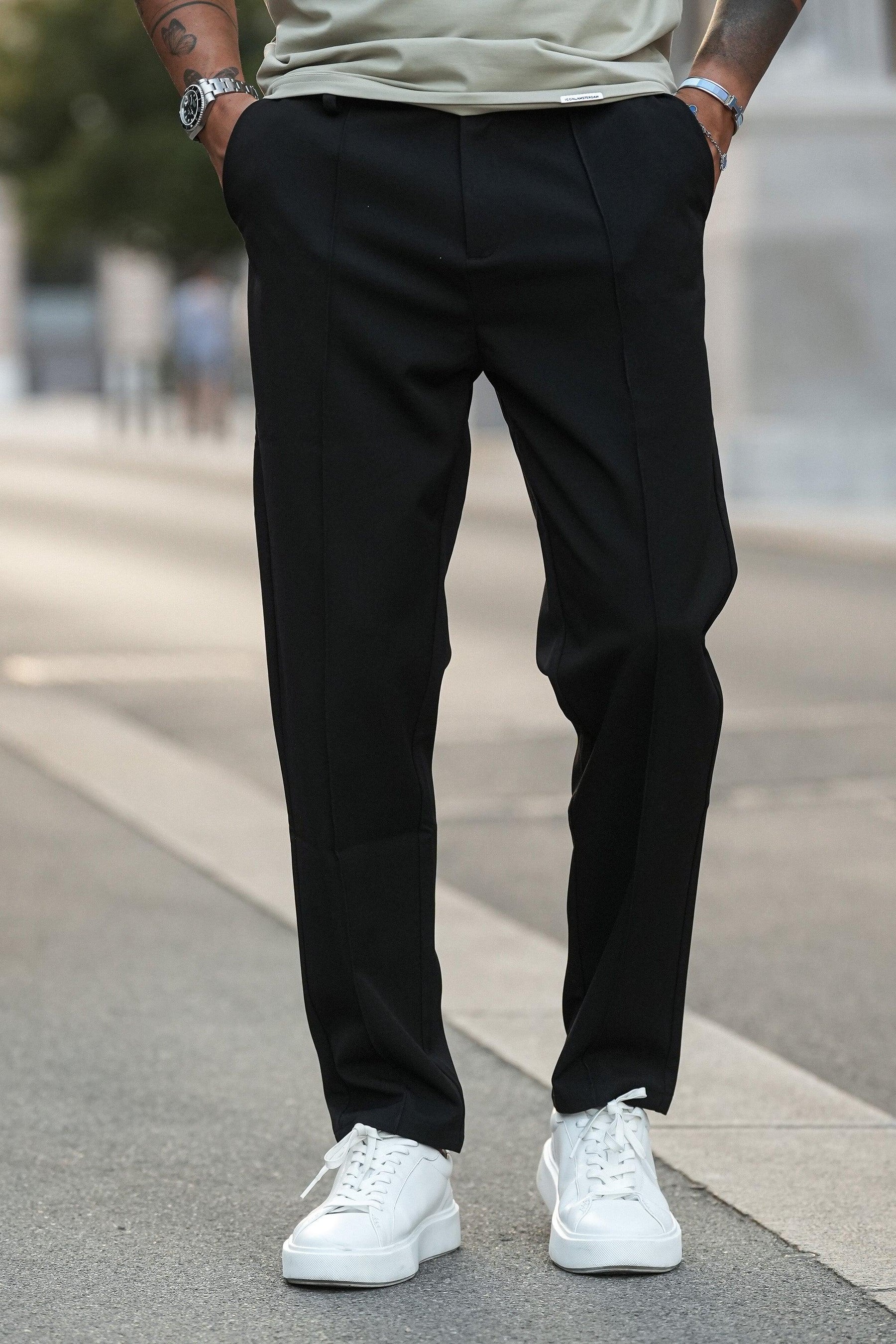 Capri Lynx Men’s Tailored Black Pants