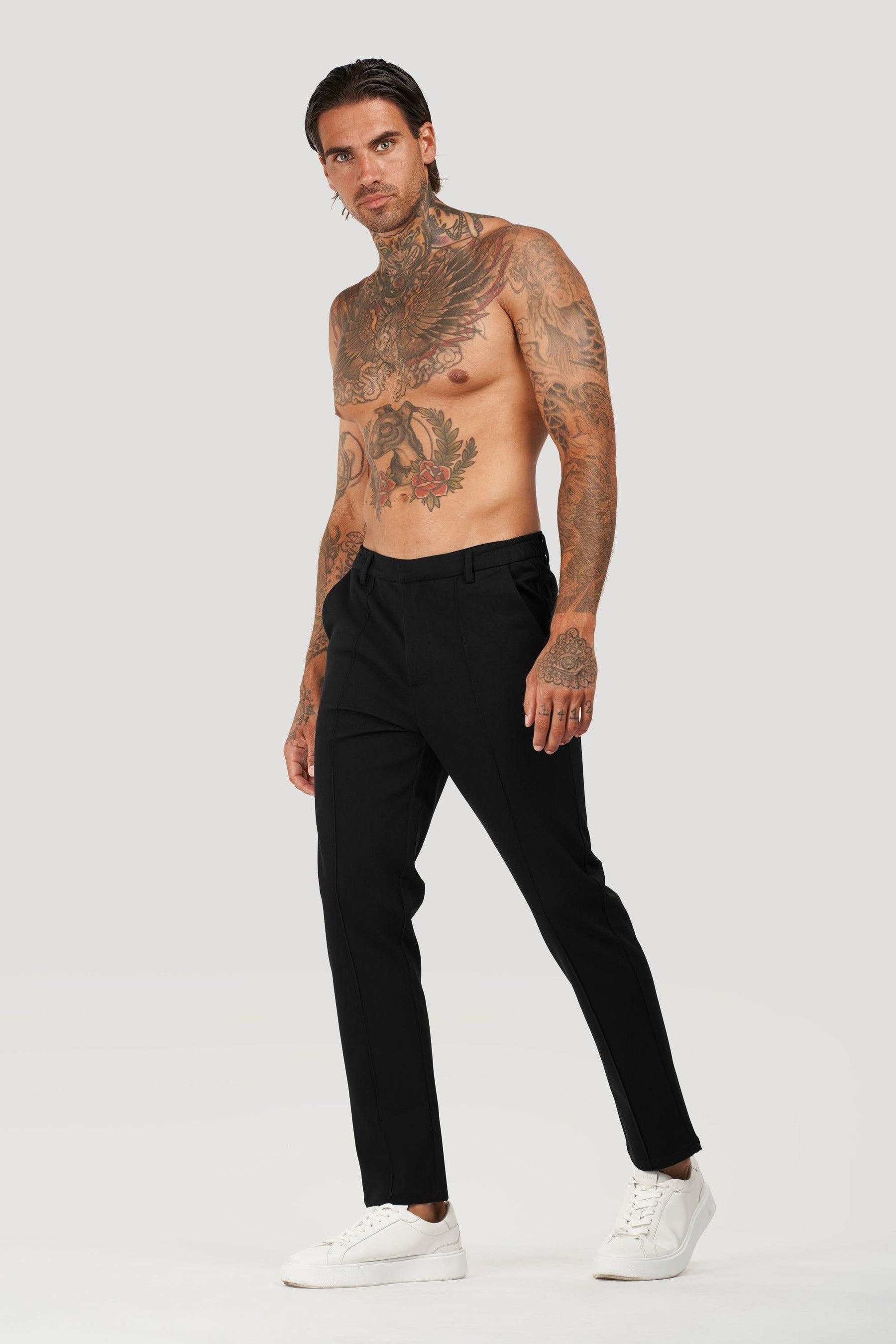 Capri Lynx Men’s Tailored Black Pants