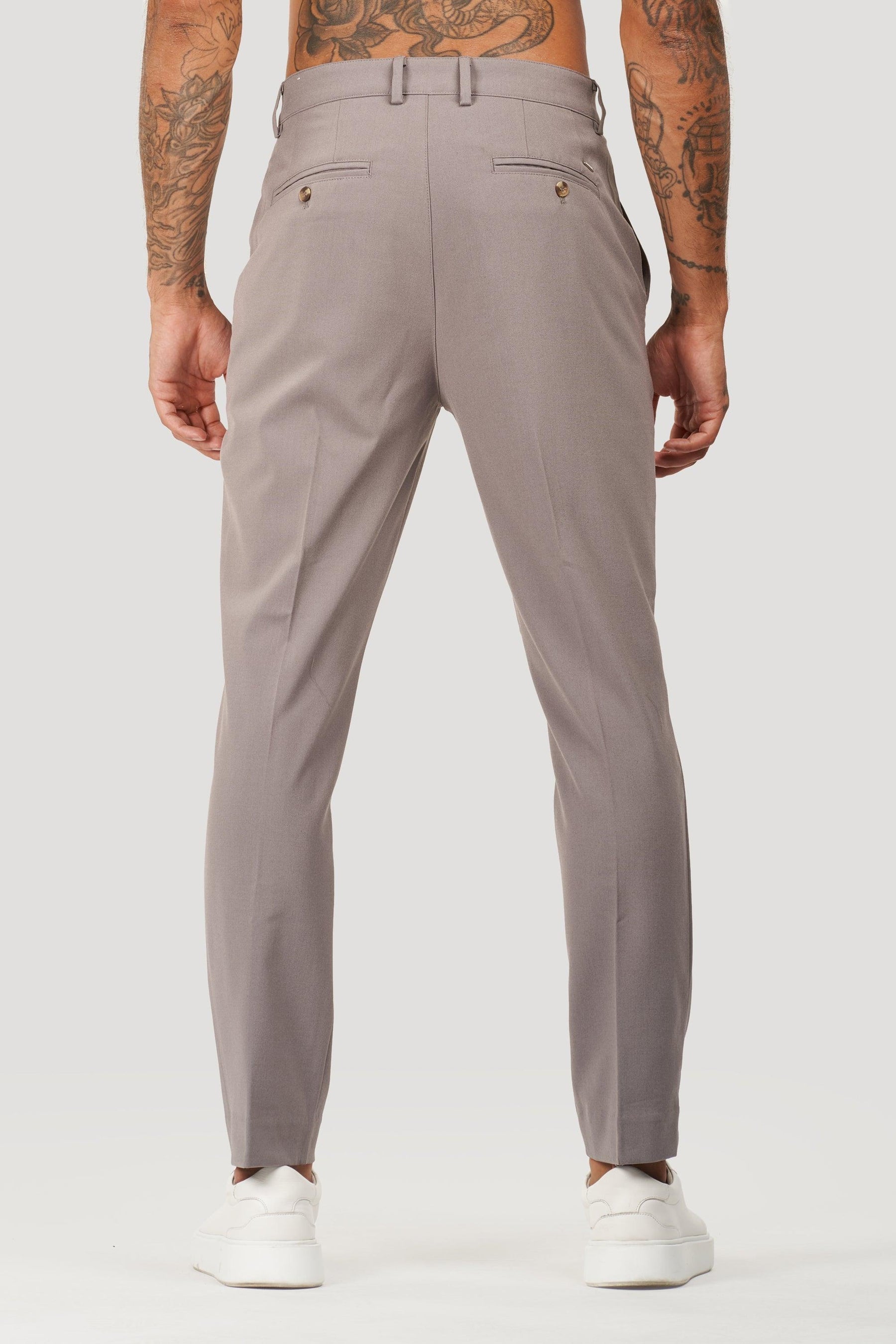 Milano Lynx Men’s Tailored Gray Pants