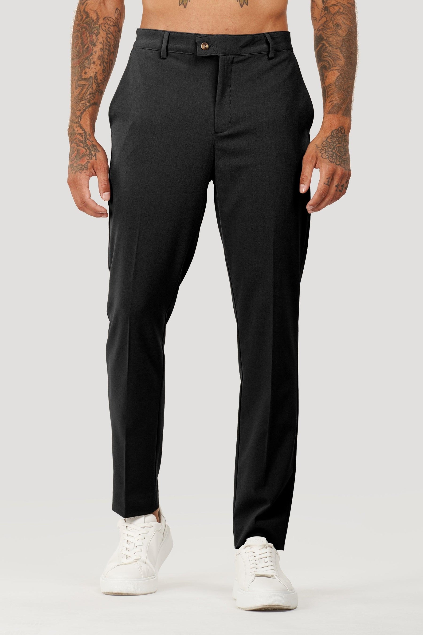 Men’s Milano Tailored Pants Lynx Black