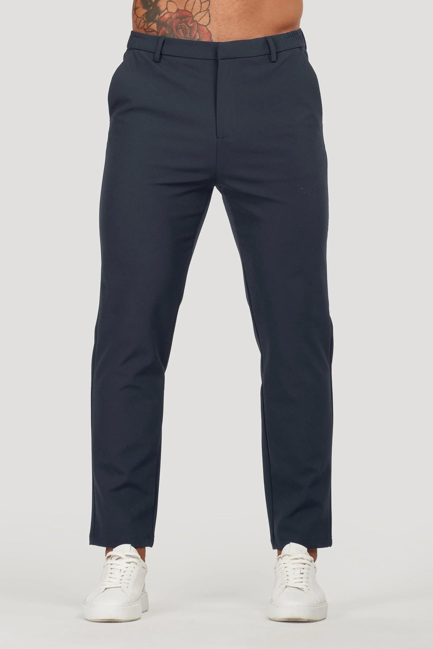 Men's Tech Lynx Navy Blue Tailored Pants
