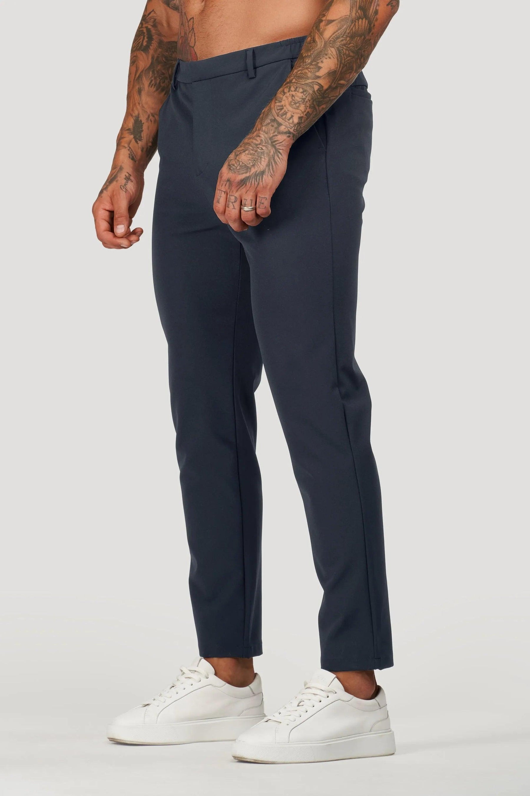 Men's Tech Lynx Navy Blue Tailored Pants