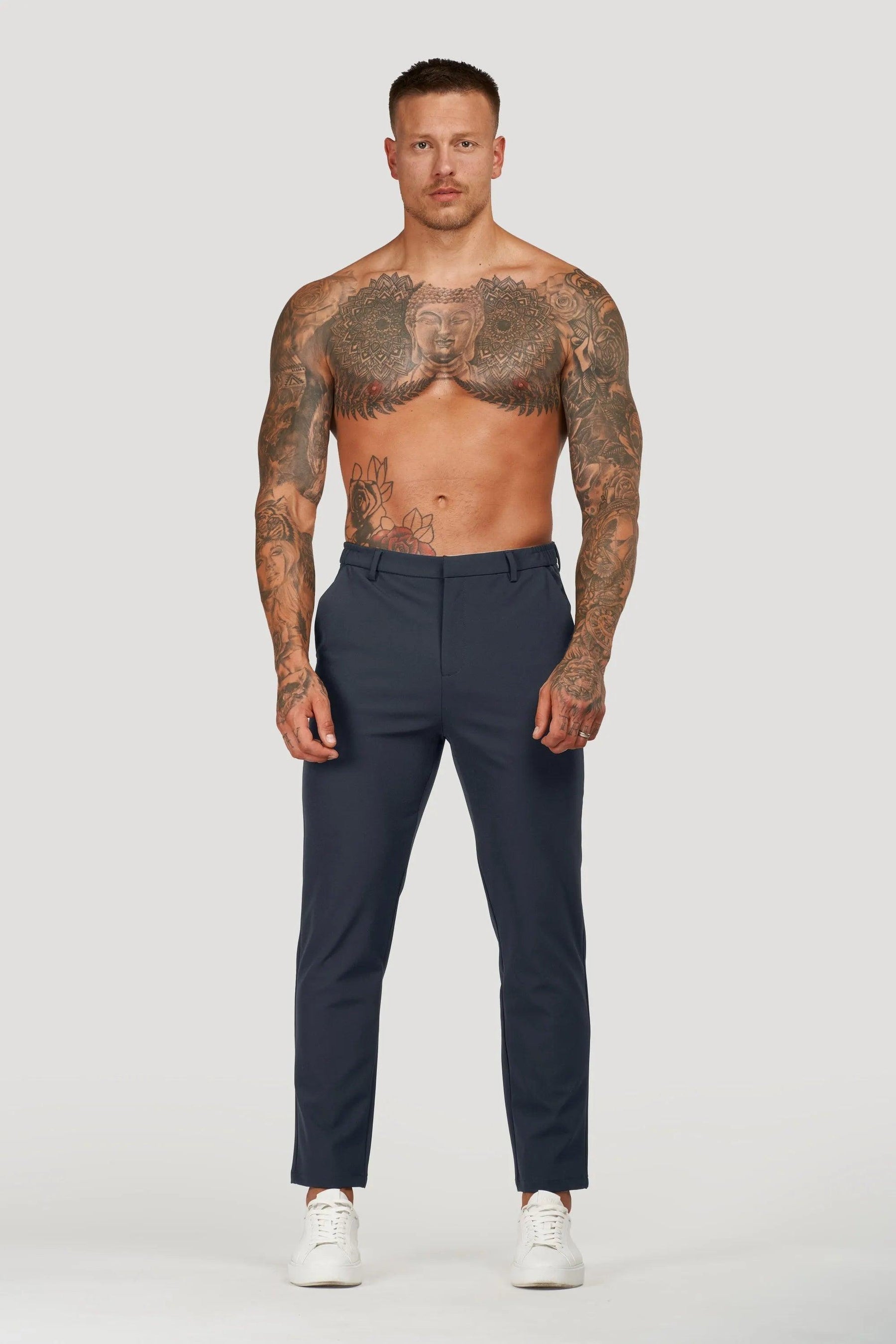 Men's Tech Lynx Navy Blue Tailored Pants