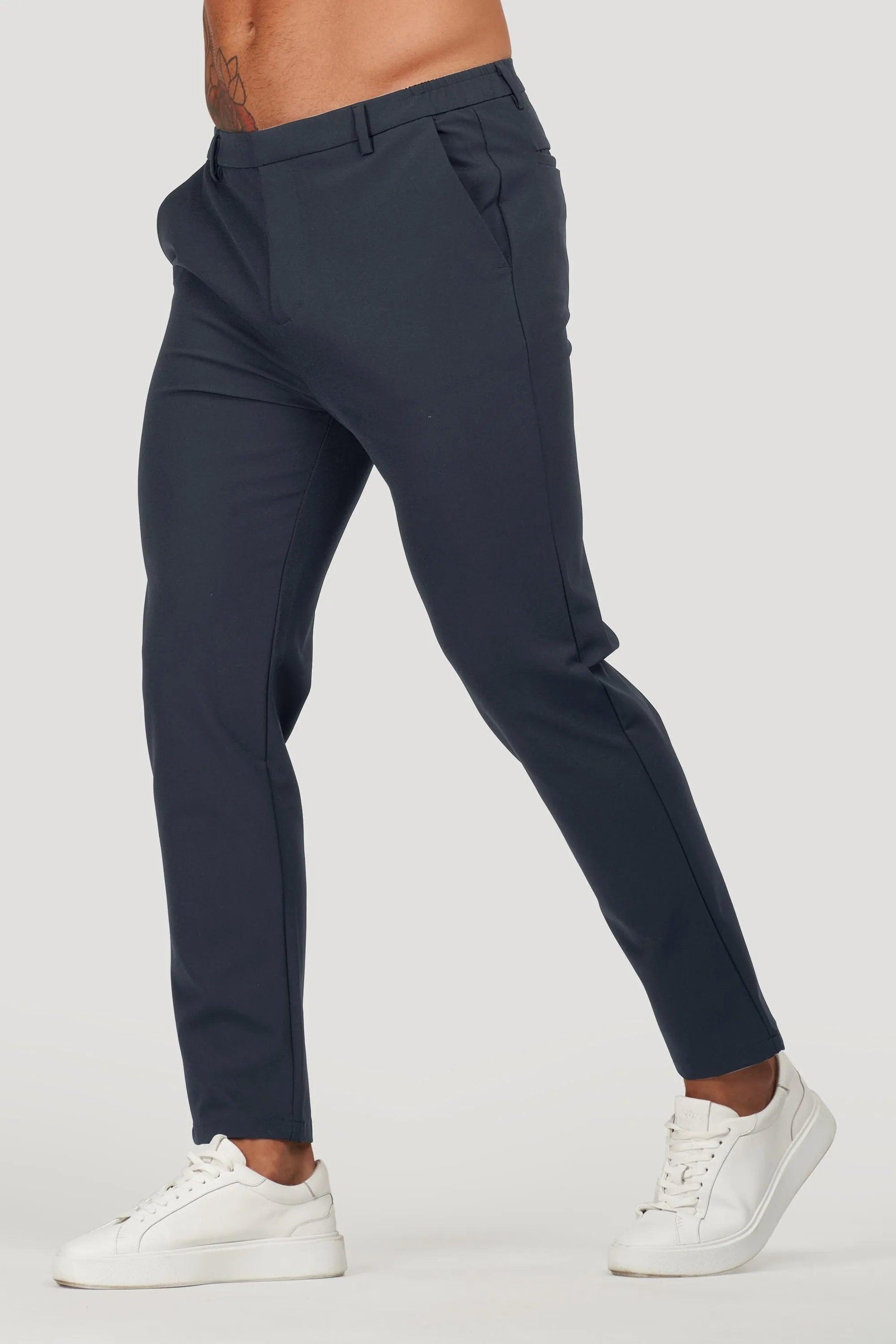 Men's Tech Lynx Navy Blue Tailored Pants