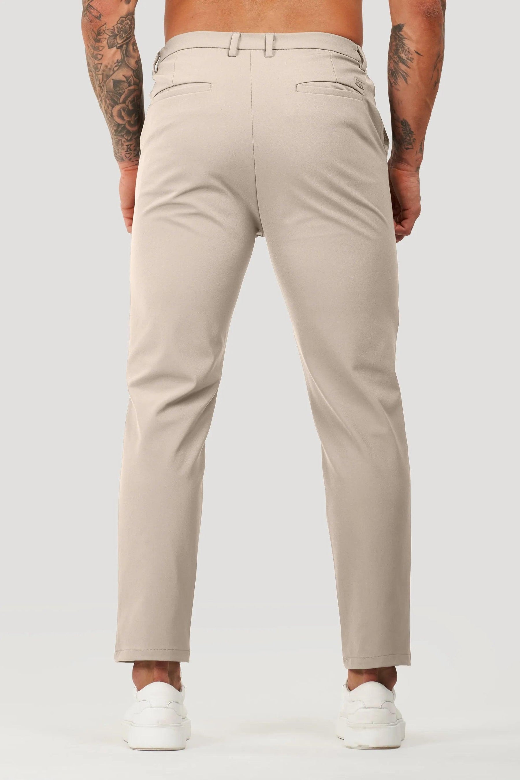 Men's Tech Lynx Beige Tailored Pants
