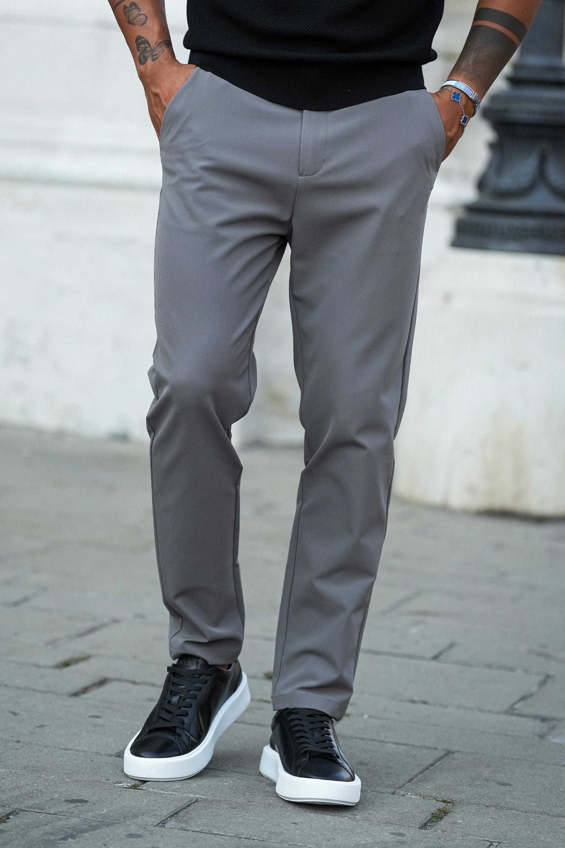 Men's Tech Lynx Gray Tailored Pants