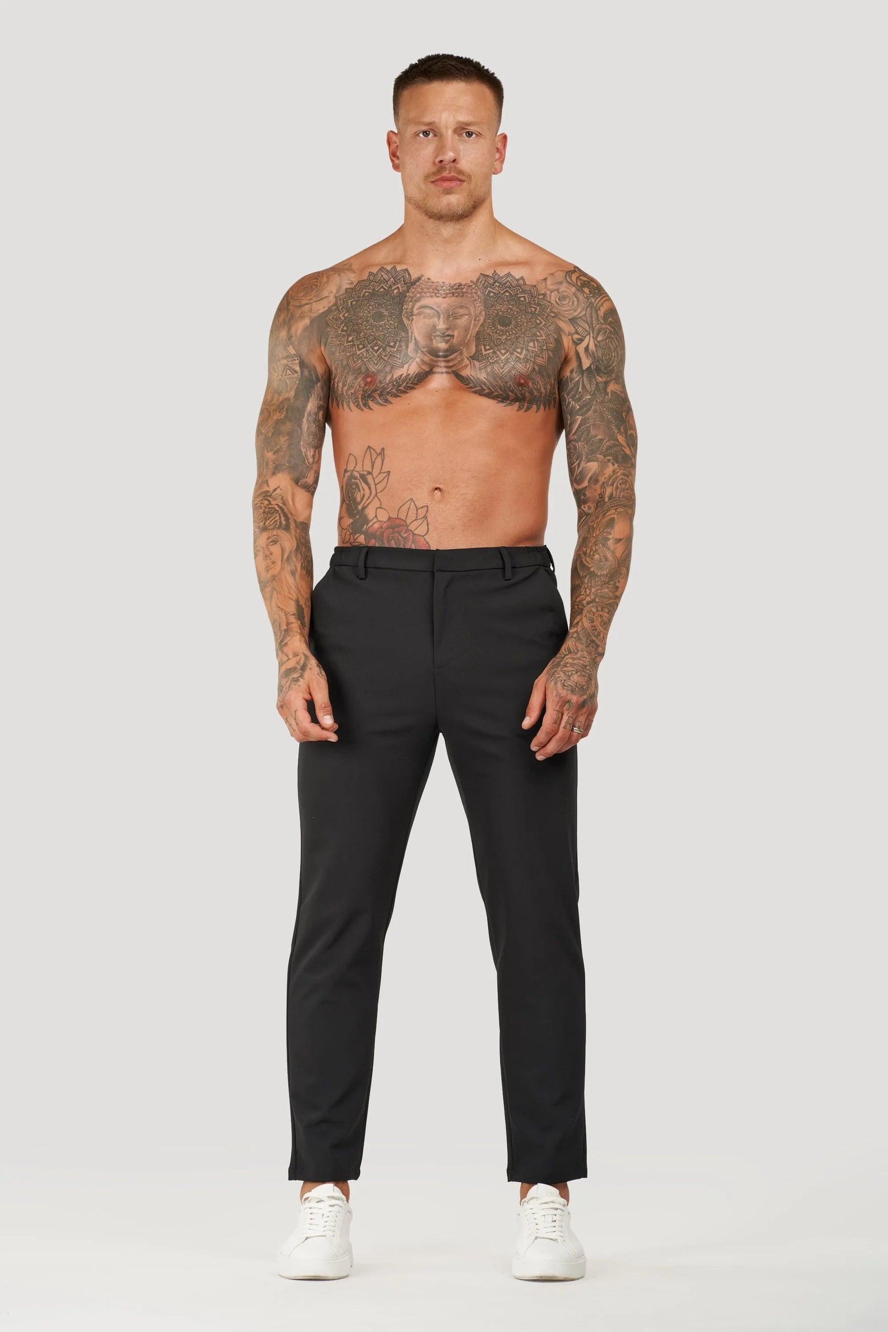 Men's Tech Lynx Black Tailored Pants
