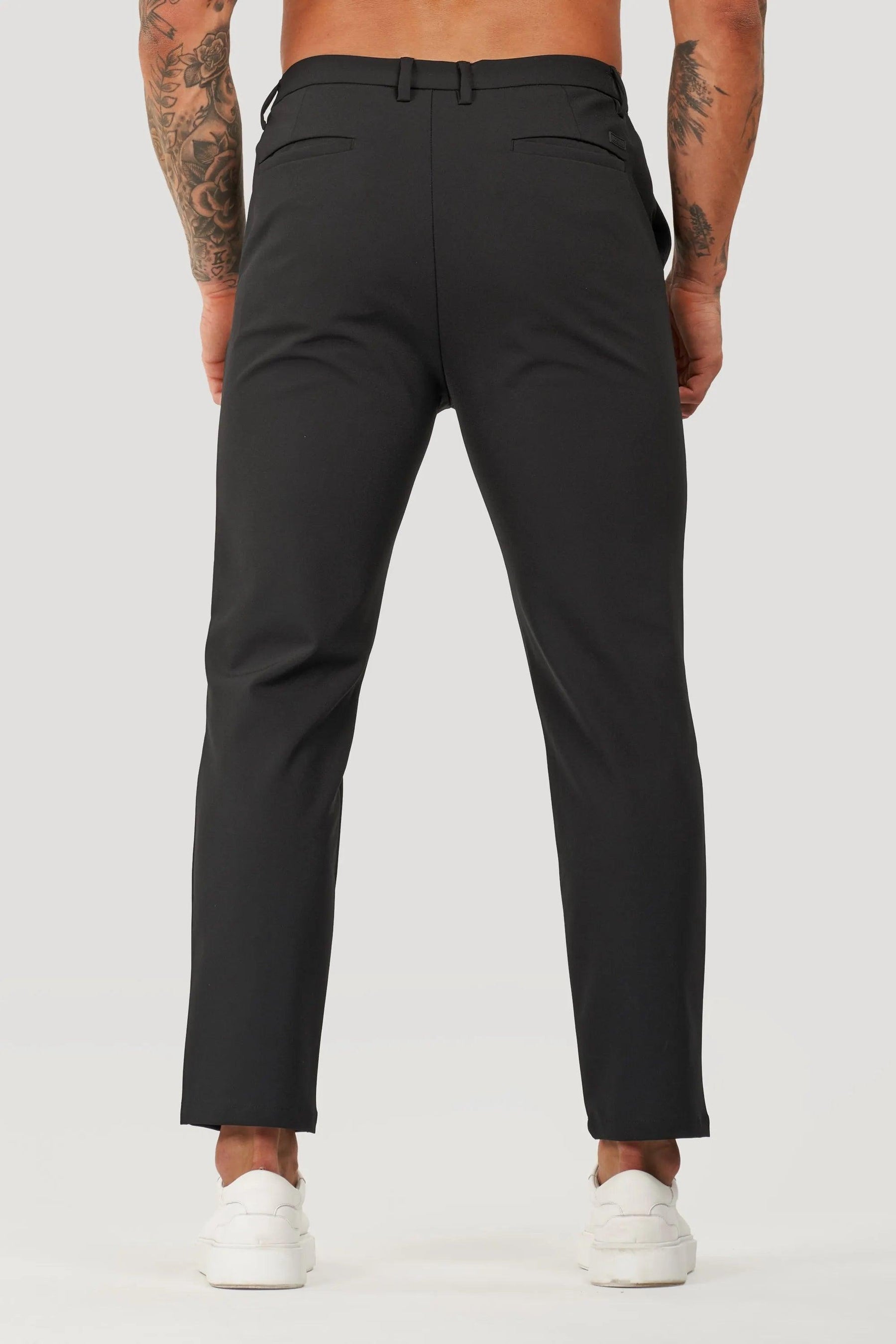 Men's Tech Lynx Black Tailored Pants