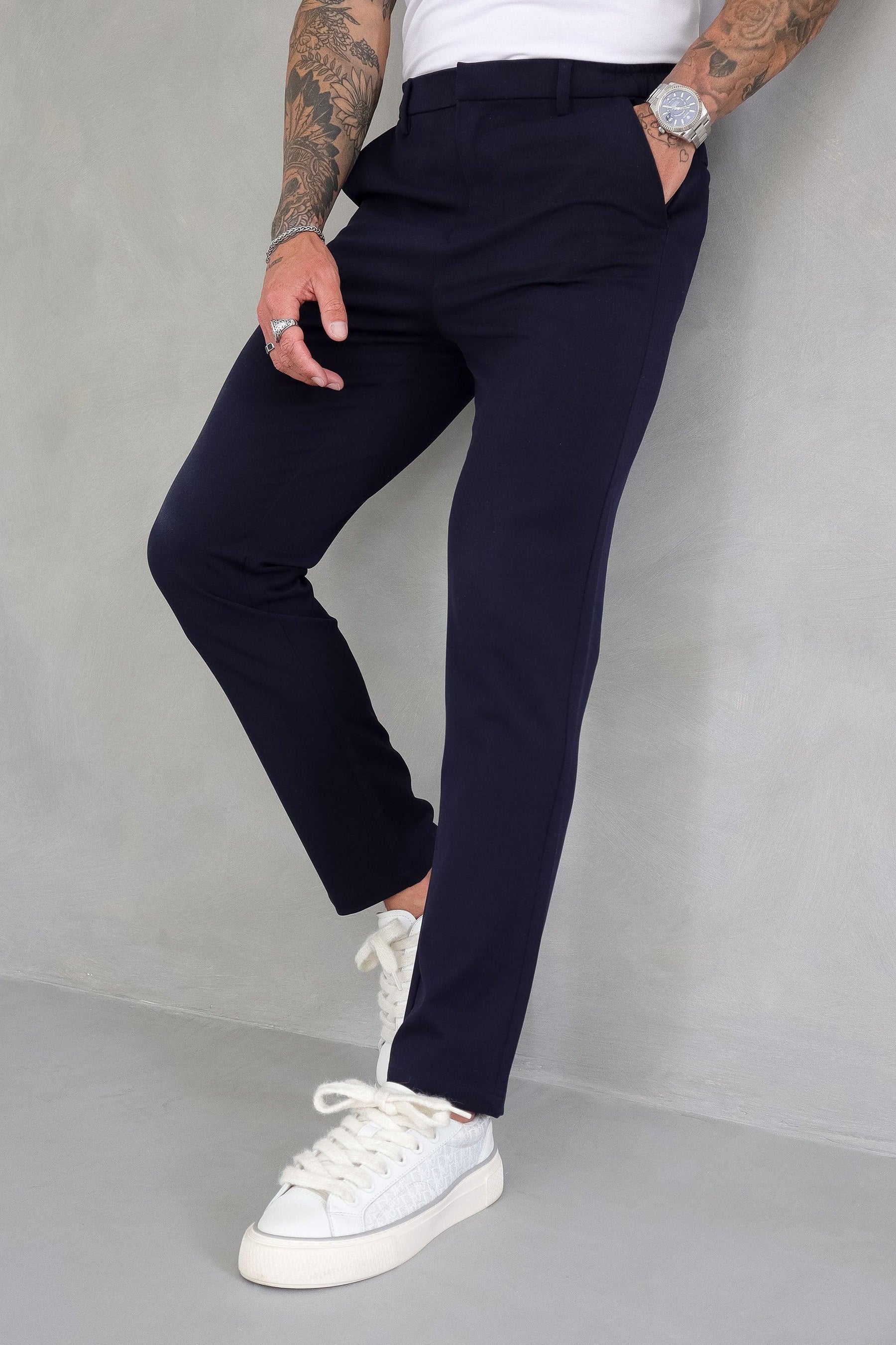 De Santis Lynx Men’s Dress Pants Blue