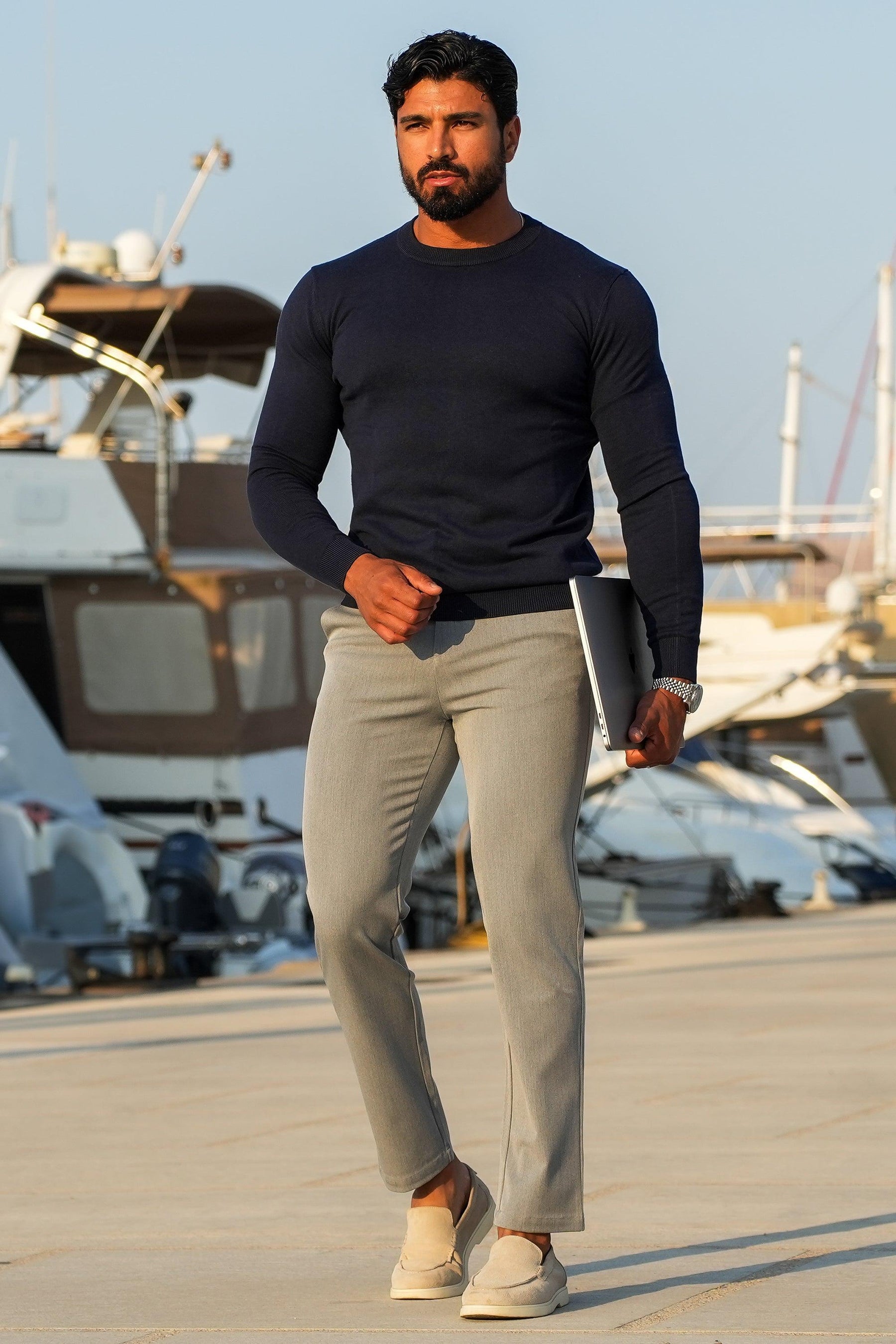 De Santis Lynx Men’s Gray Dress Pants