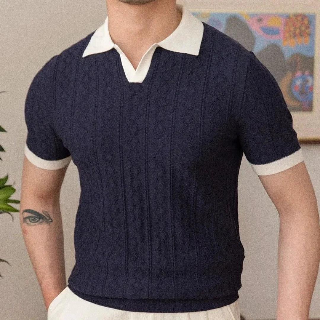Men’s Madrid Knit Polo Shirt Lynx Alpha