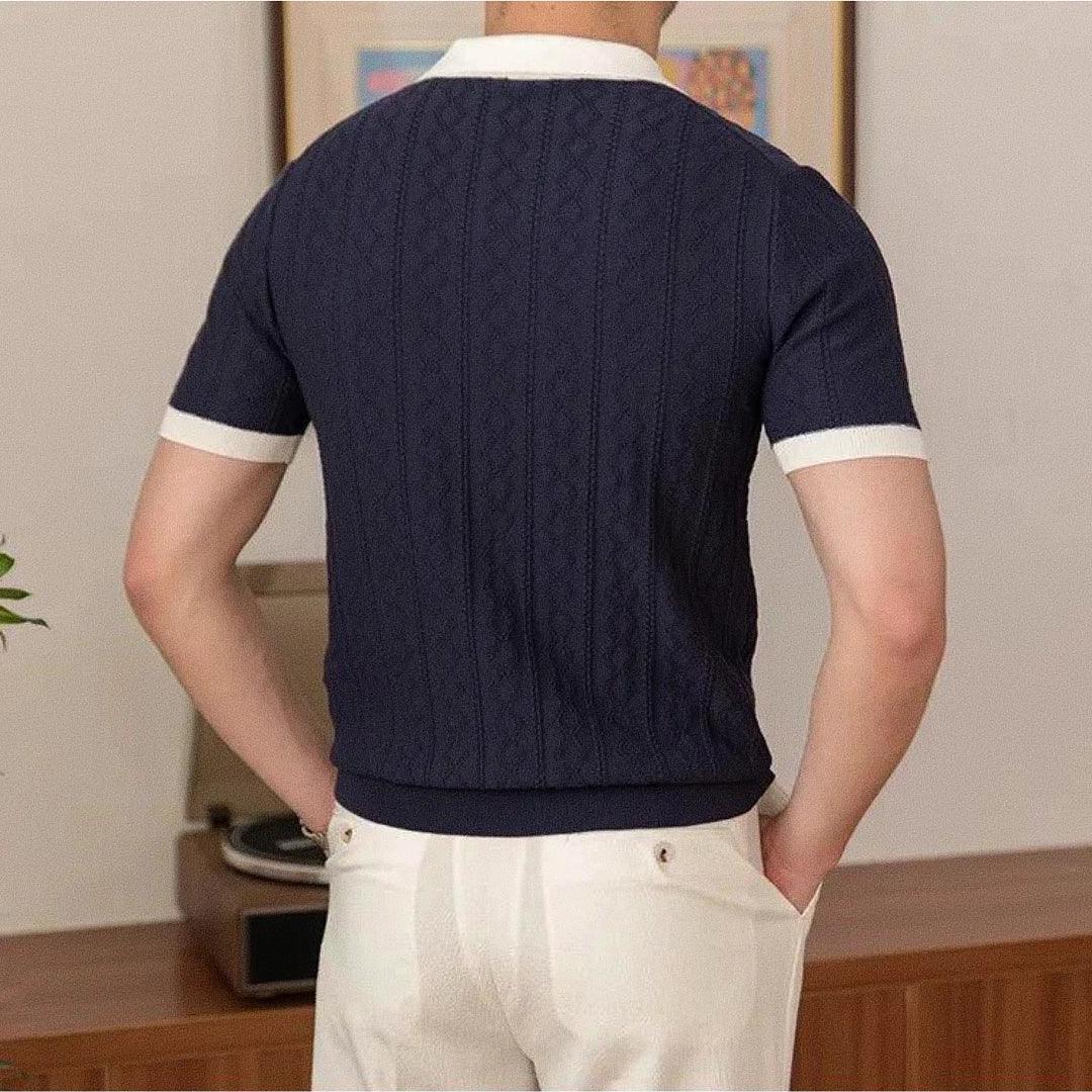 Men’s Madrid Knit Polo Shirt Lynx Alpha