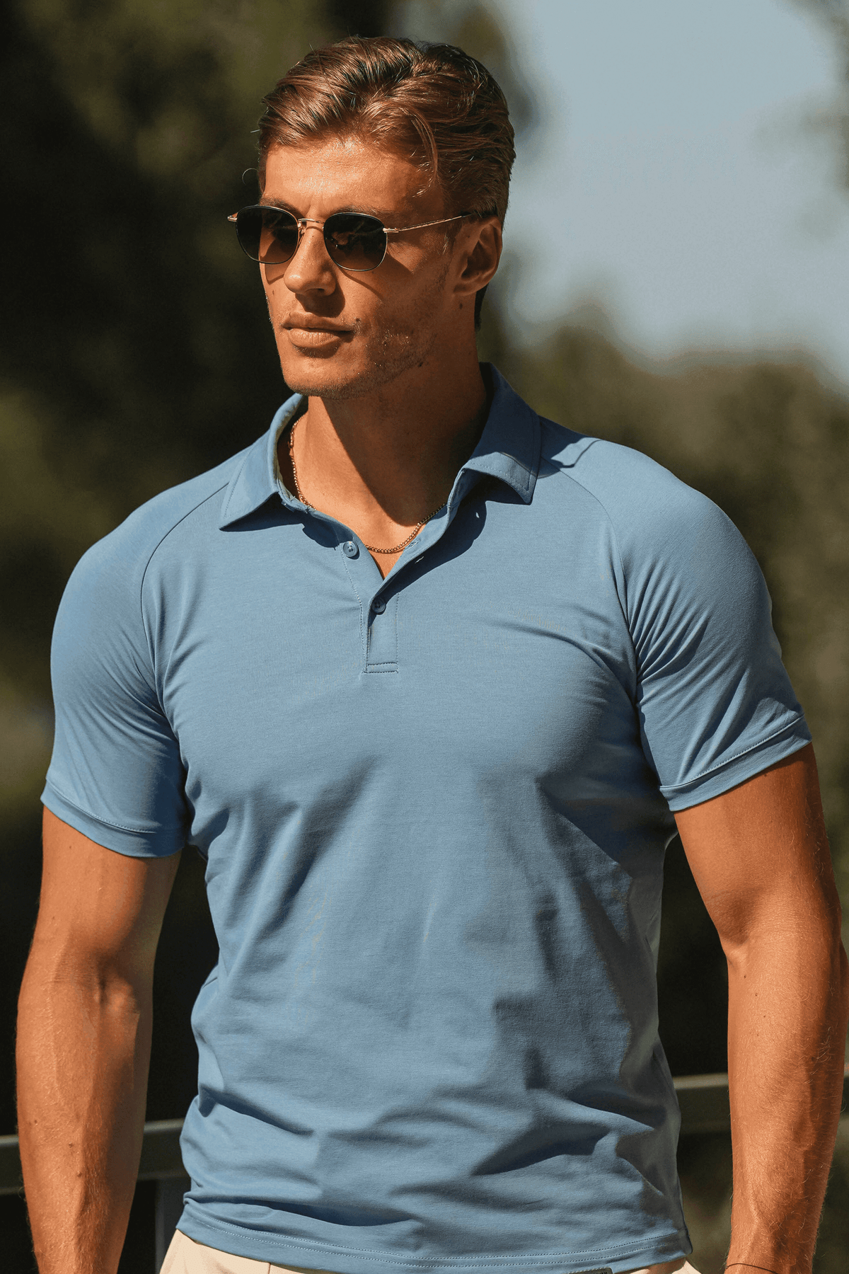 Lynx Amalfi Men’s Blue Polo Shirt