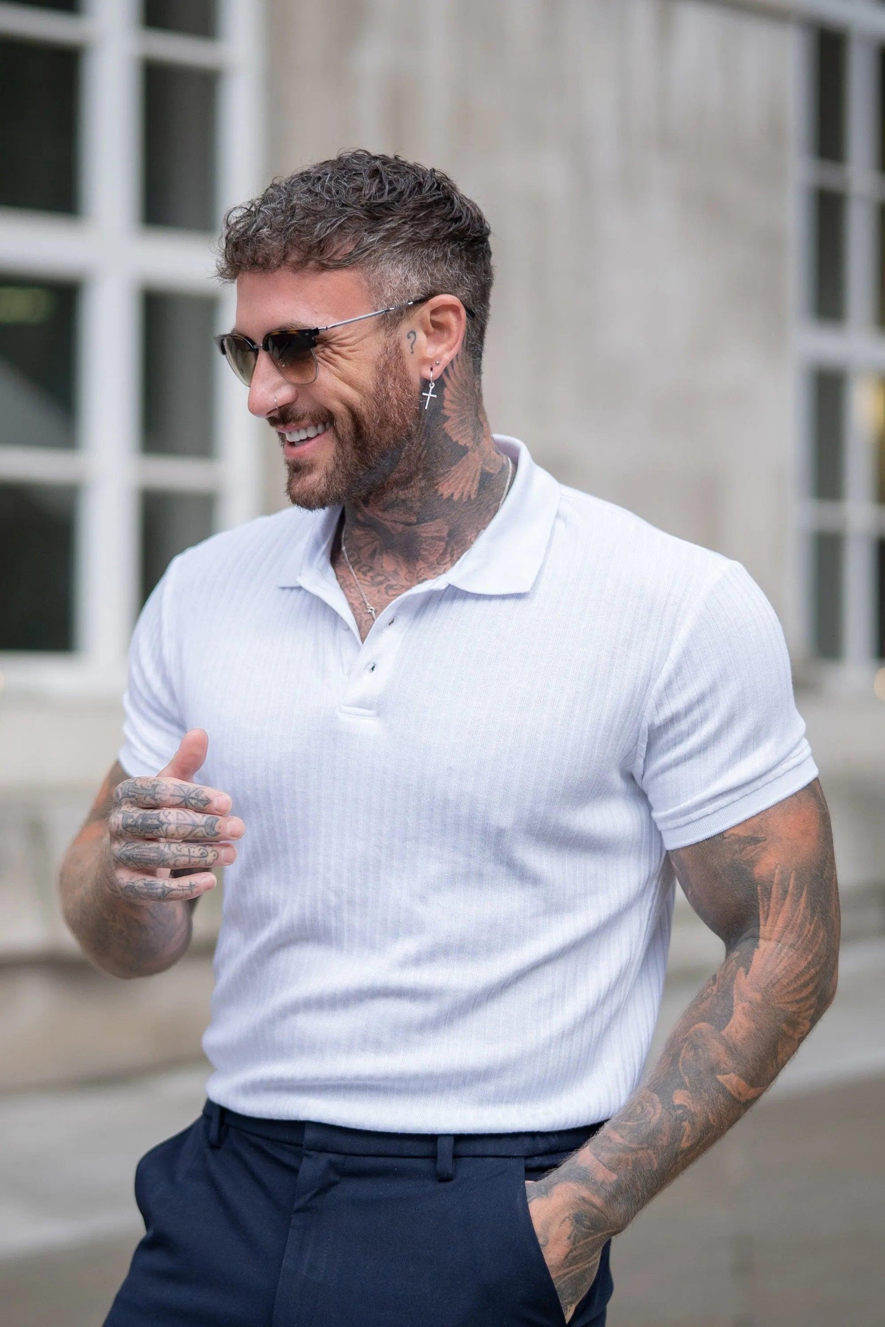 Lynx Milano Men's Polo Shirt White