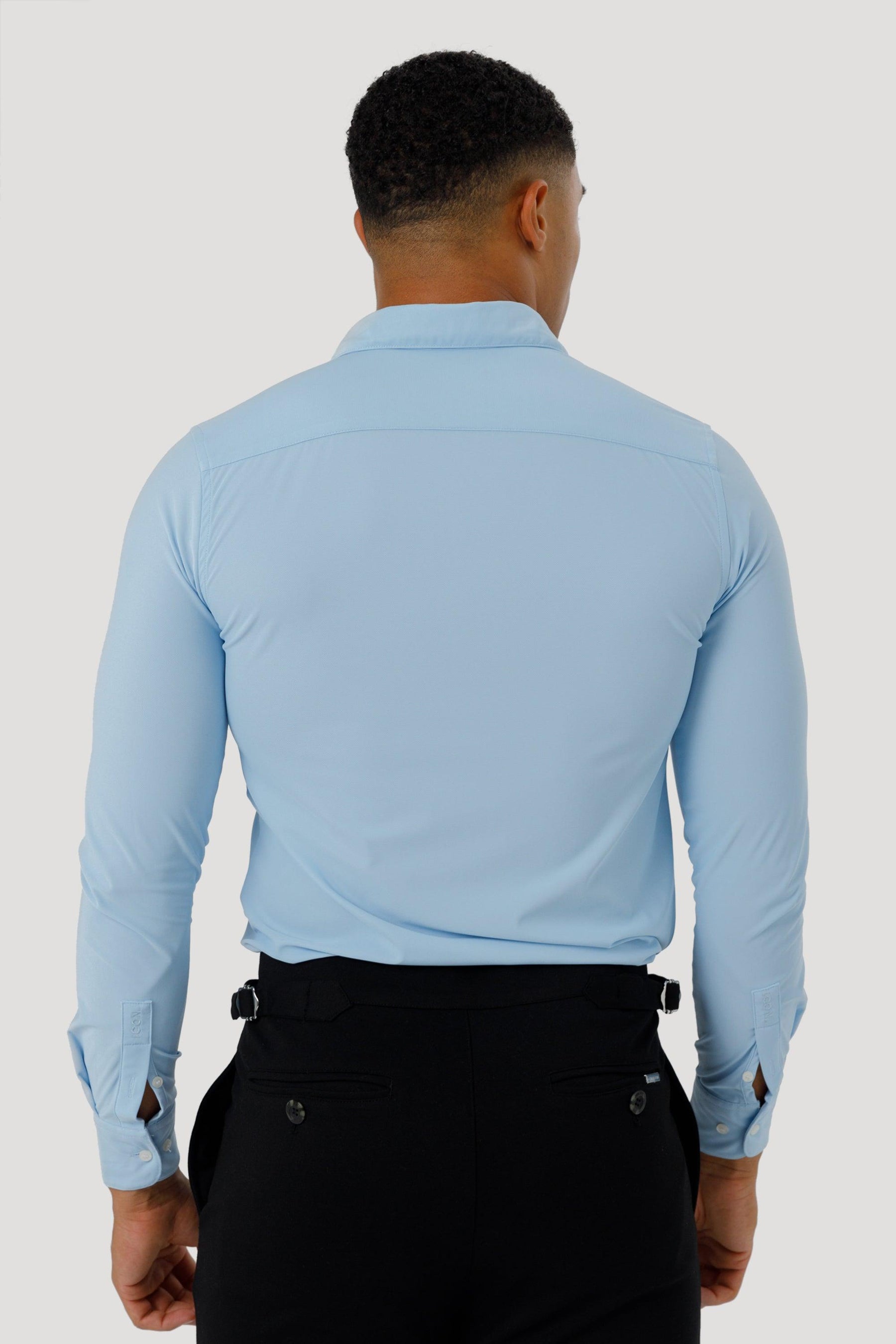 Men’s Light Blue Lynx Dress Shirt
