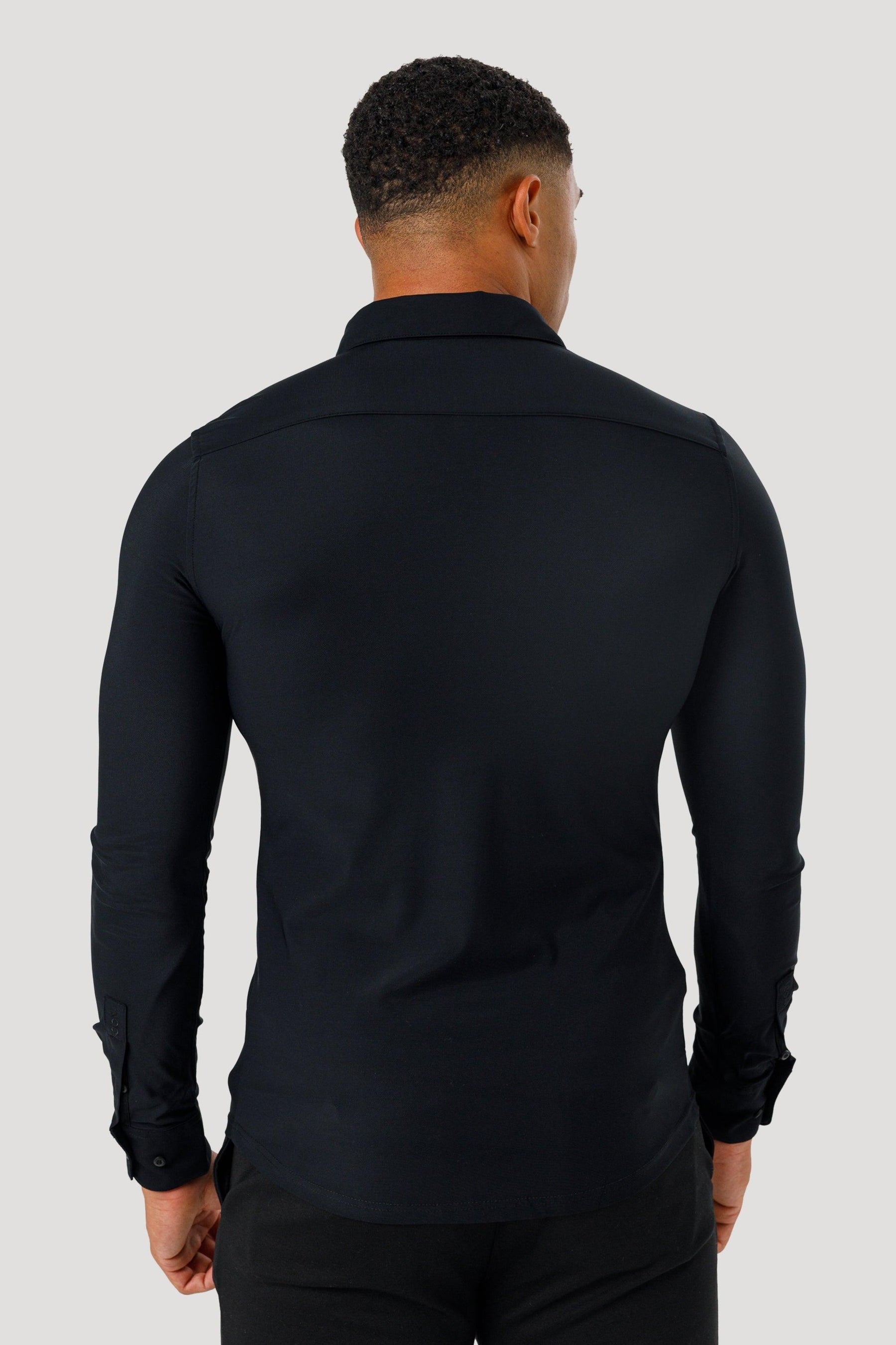 Men’s Black Lynx Dress Shirt