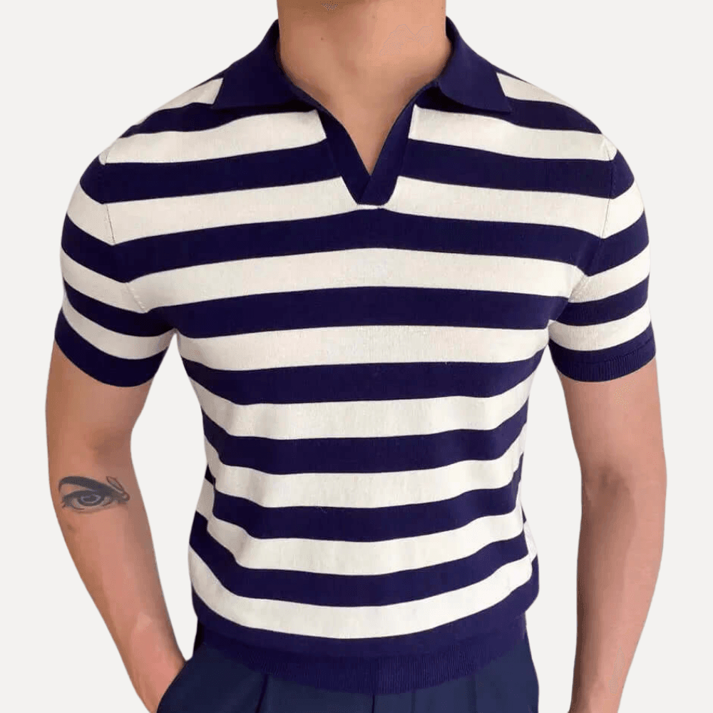 Men’s Mathew Knit Polo Shirt Lynx Alpha