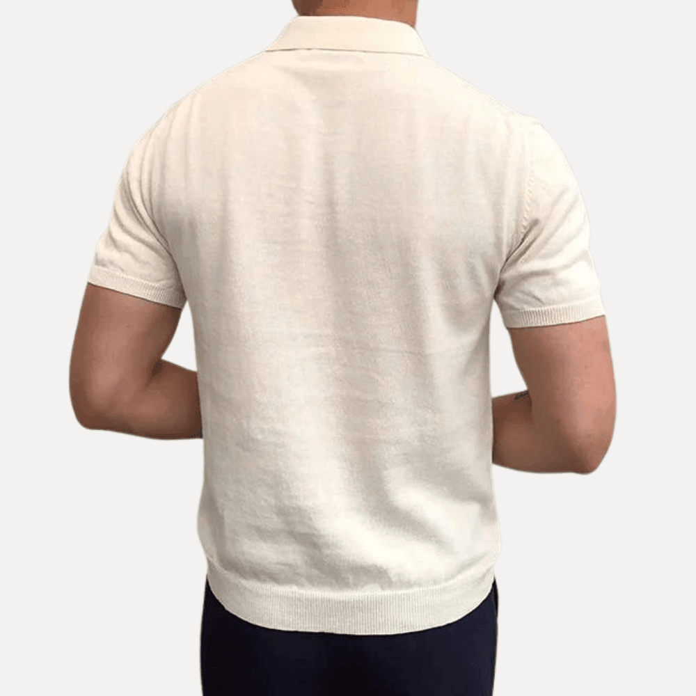 Men’s Jean Knit Polo Shirt Lynx Alpha