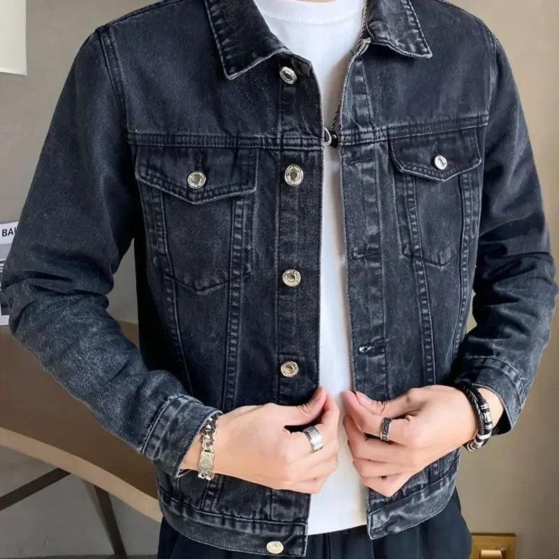Lynx Alpha Men’s Buttoned Denim Jacket