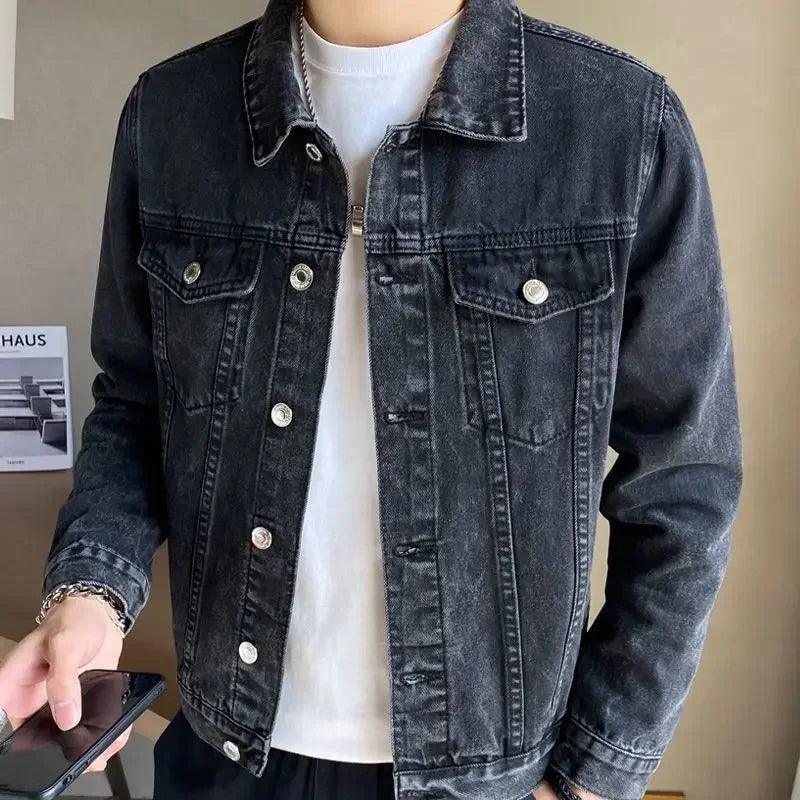 Lynx Alpha Men’s Buttoned Denim Jacket