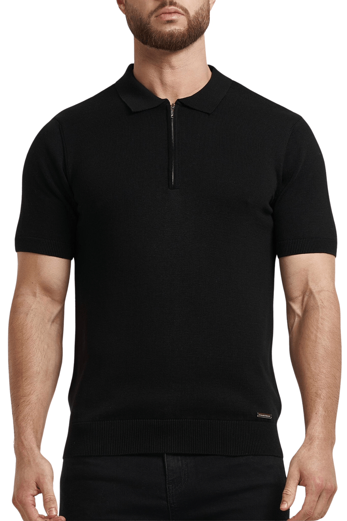Men’s Pima Zip Polo Lynx Alpha