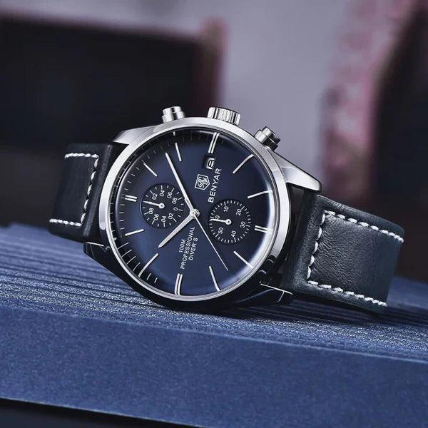 Poedagar Majestic Men’s Watch | Majestic Leather Strap