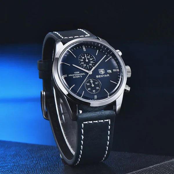 Poedagar Majestic Men’s Watch | Majestic Leather Strap