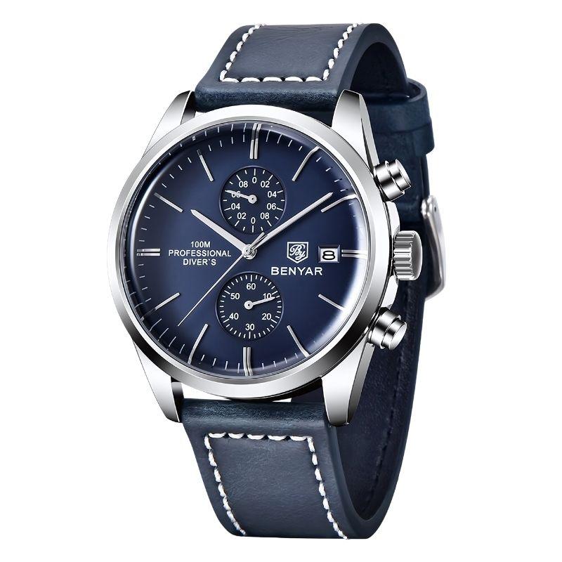 Poedagar Majestic Men’s Watch | Majestic Leather Strap