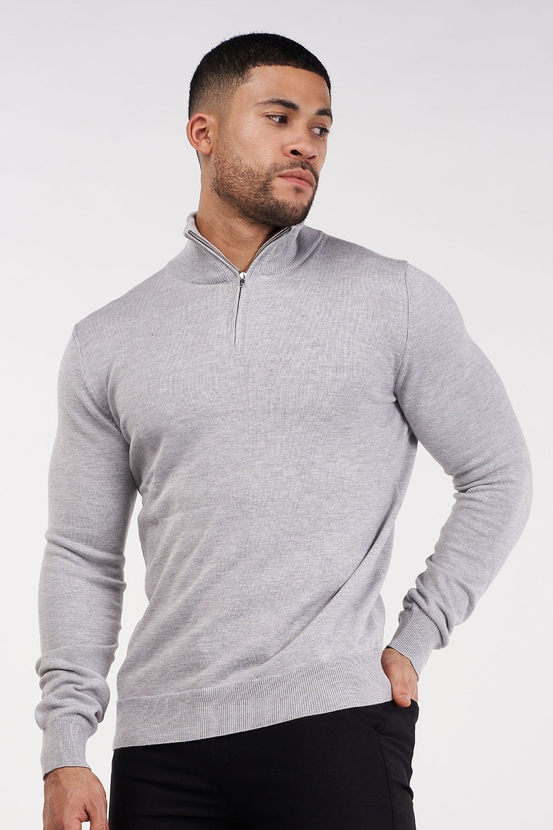 Santorini Lynx Men’s Gray Sweater
