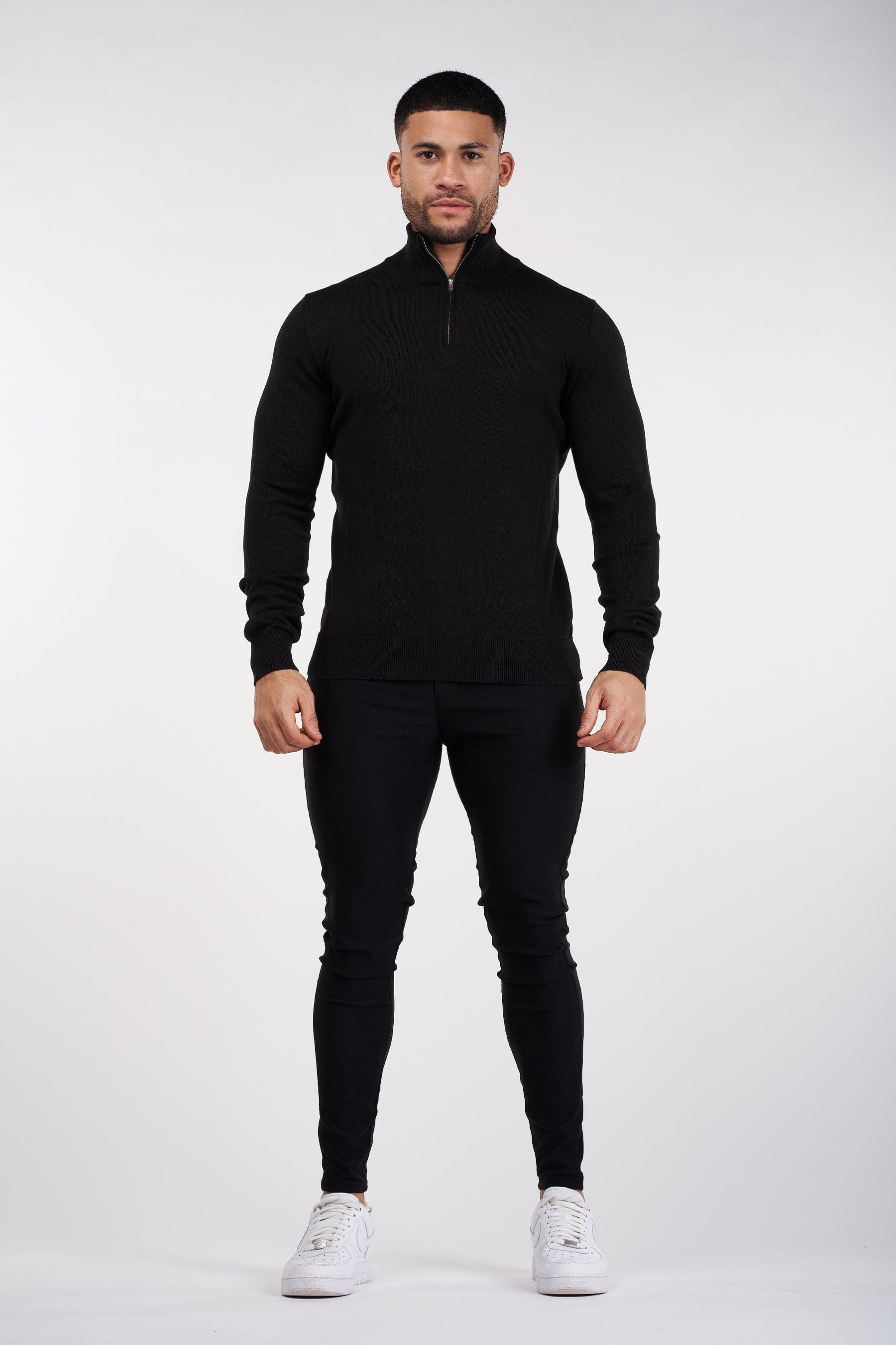 Santorini Lynx Men’s Black Sweater