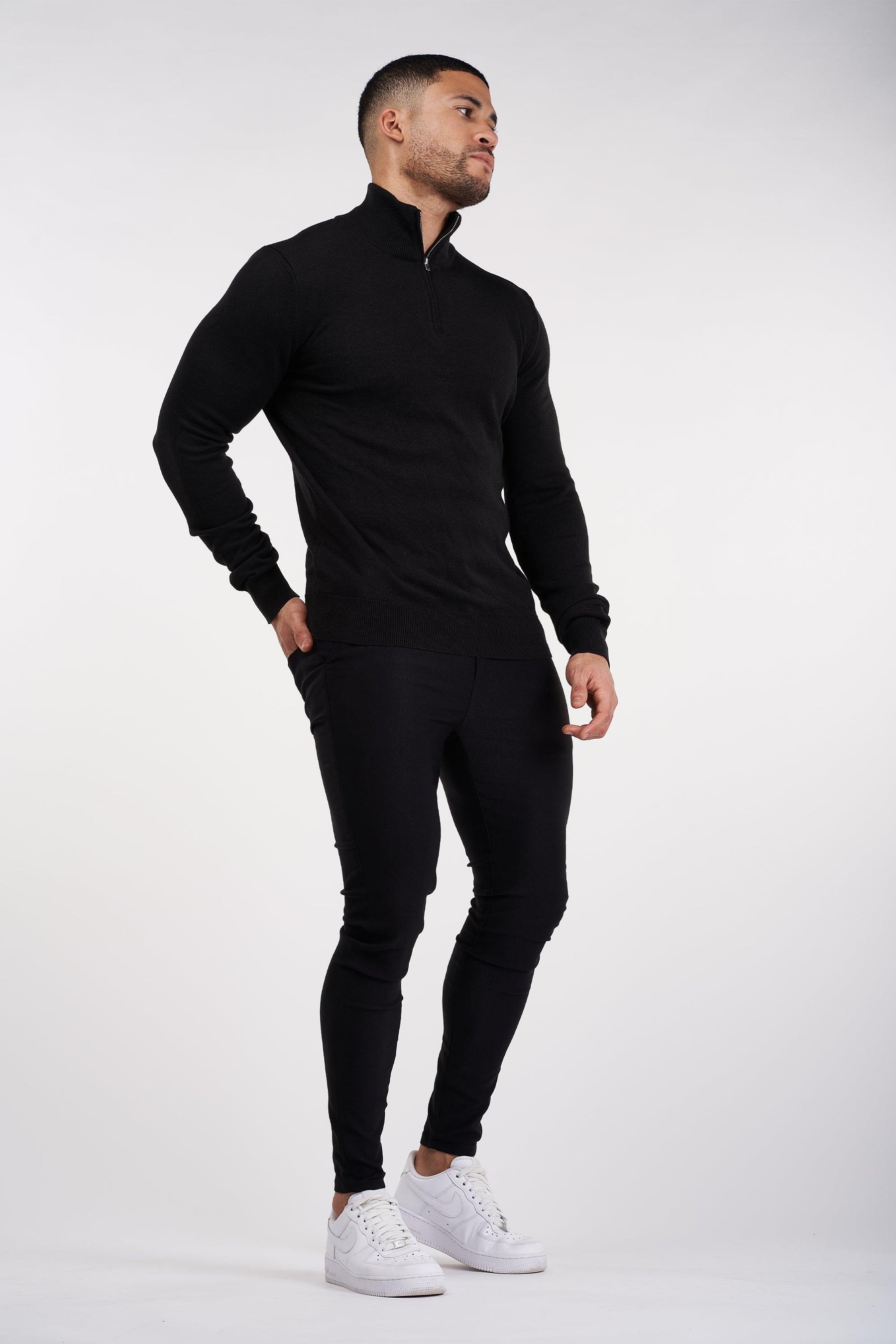 Santorini Lynx Men’s Black Sweater
