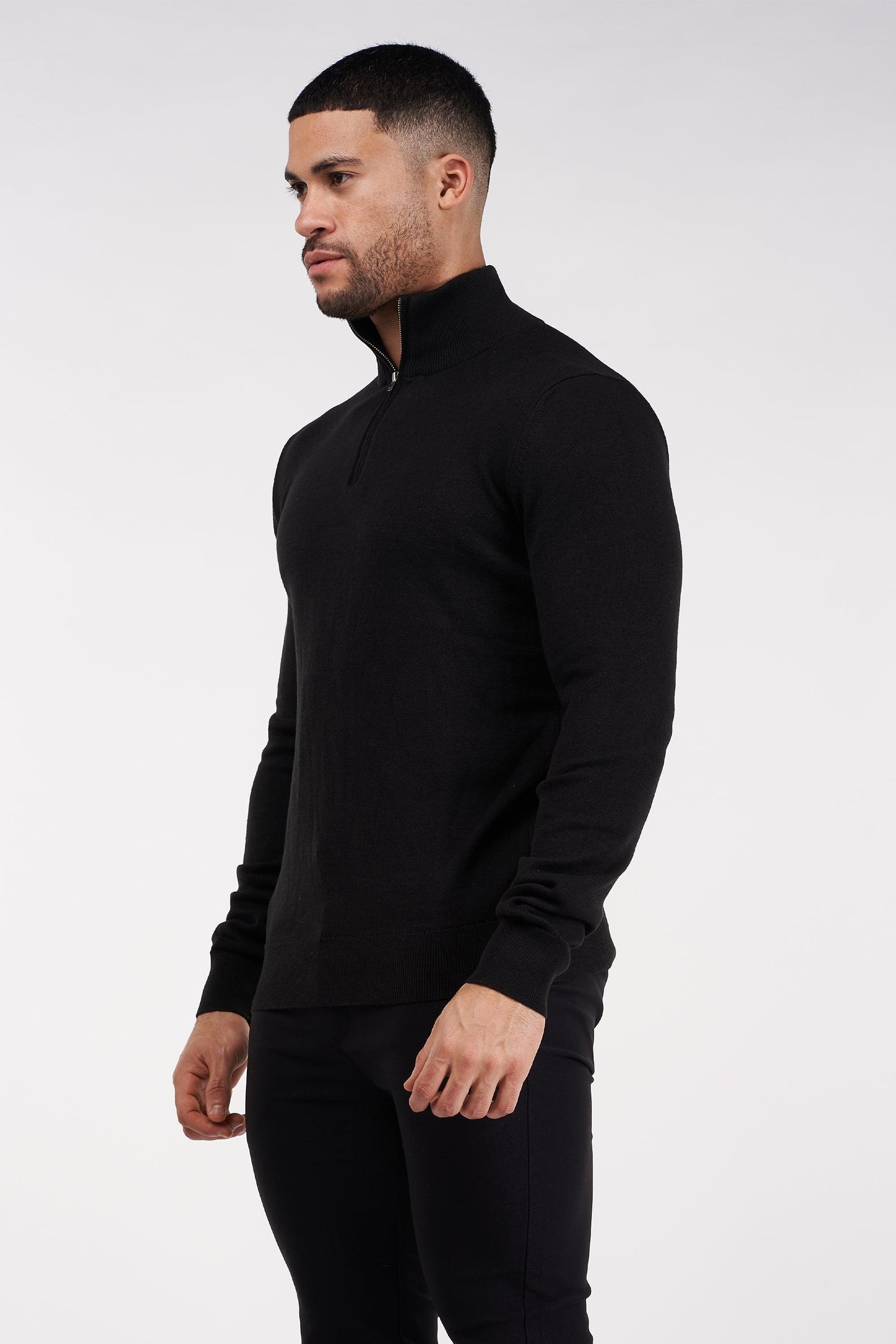 Santorini Lynx Men’s Black Sweater