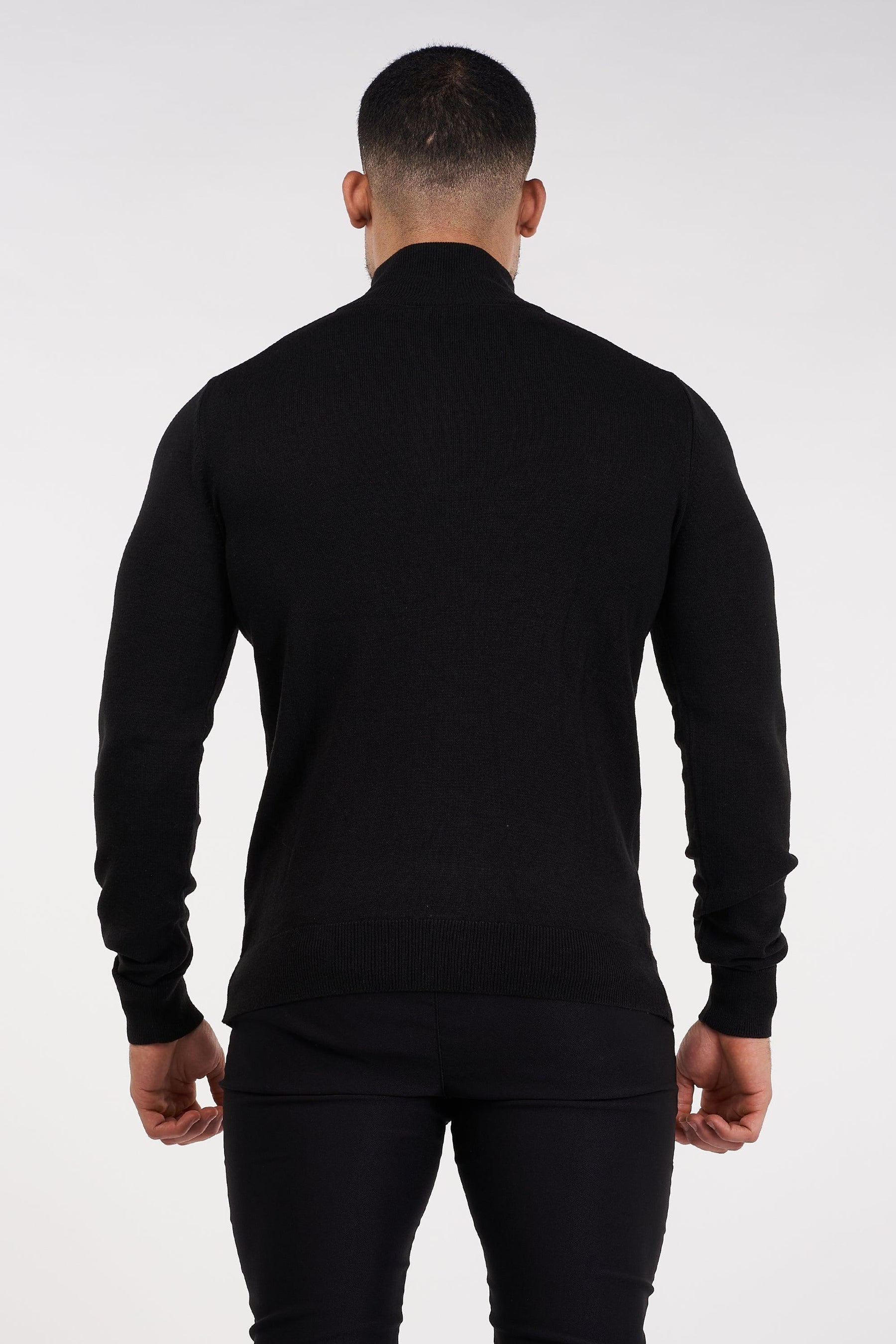 Santorini Lynx Men’s Black Sweater