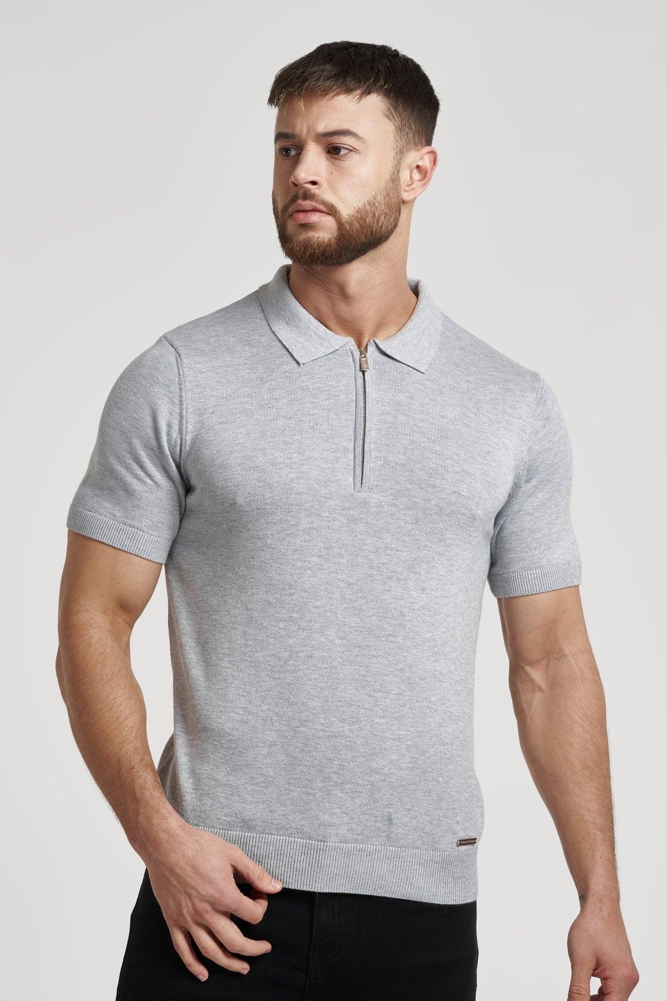 Men’s Pima Zip Polo Lynx Alpha