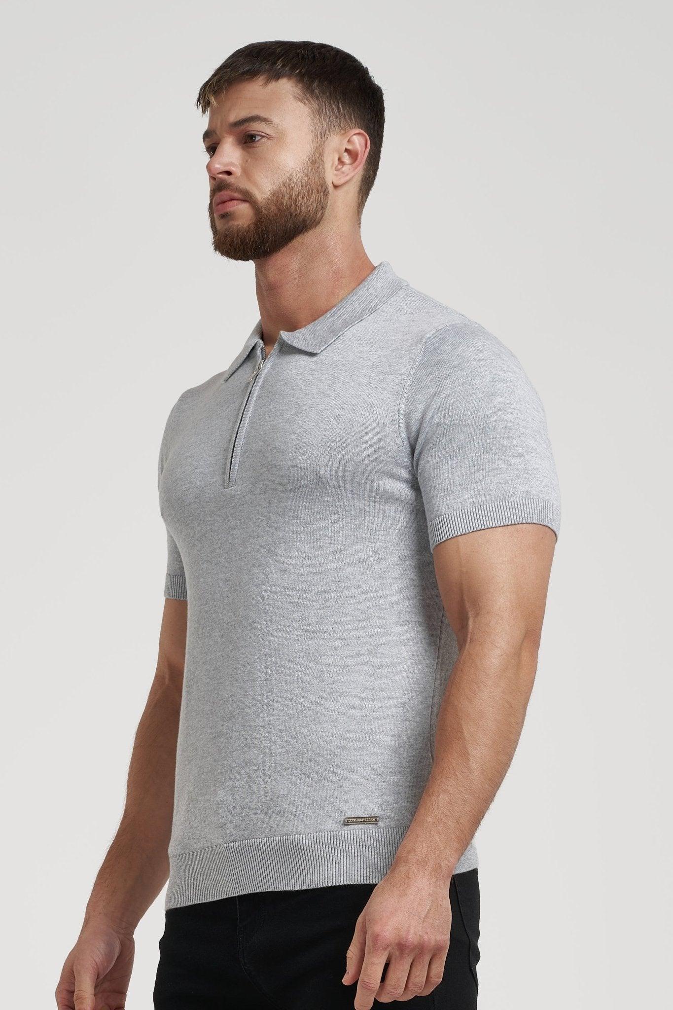 Men’s Pima Zip Polo Lynx Alpha