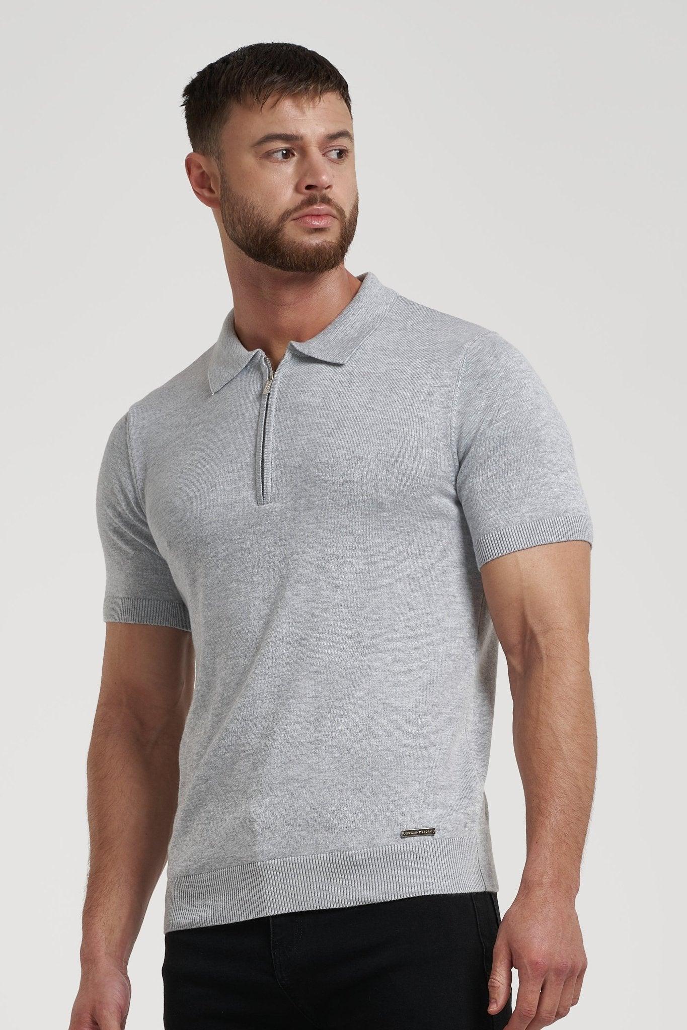 Men’s Pima Zip Polo Lynx Alpha