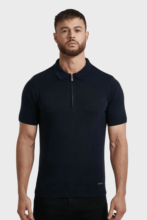 Camiseta Polo Pima Zíper Lynx Alpha