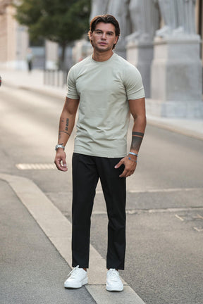 Calça Alfaiataria Masculina Capri Lynx Preta