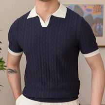 Men’s Madrid Knit Polo Shirt Lynx Alpha