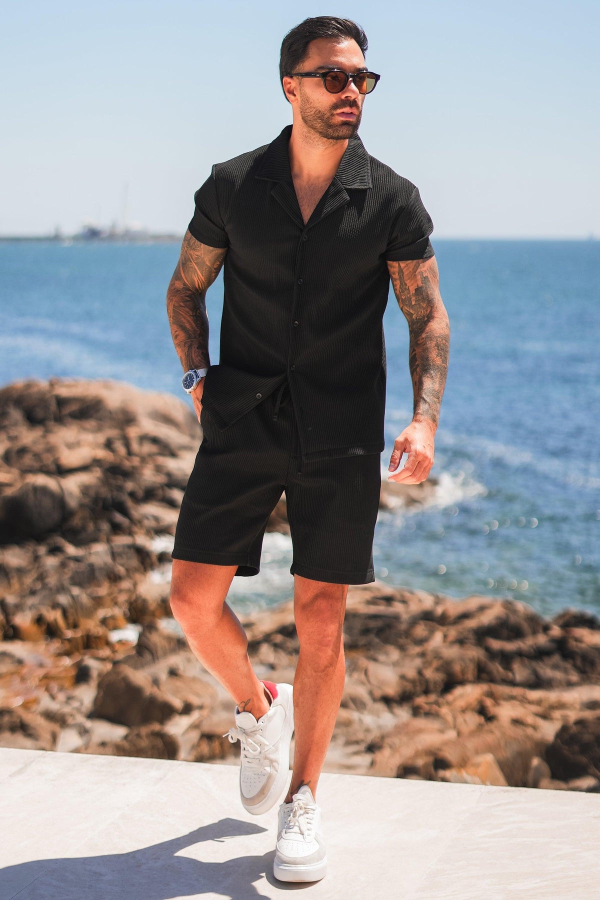 Camisa de Manga Curta Masculina Lynx