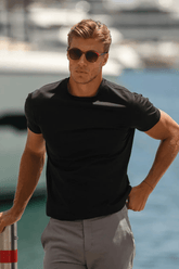 Camiseta Masculina Lynx Preta