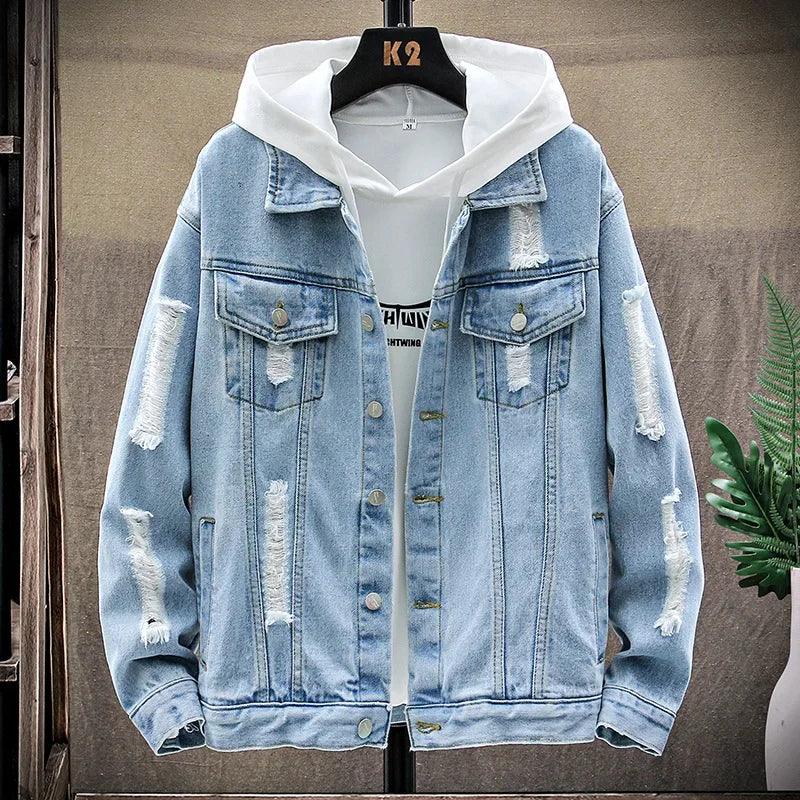 Jaqueta Jeans Masculina Lynx Alpha StreetWear