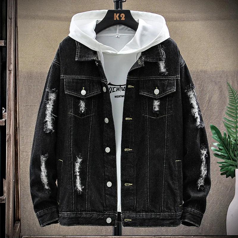 Jaqueta Jeans Masculina Lynx Alpha StreetWear