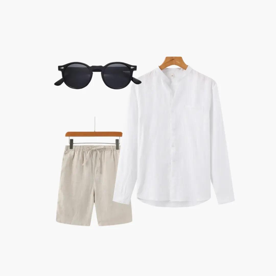 Conjunto Lynx Alpha Branco e Bege