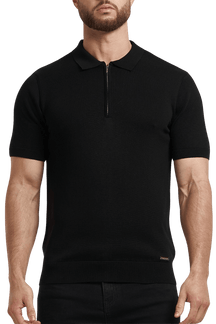 Camiseta Polo Pima Zíper Lynx Alpha