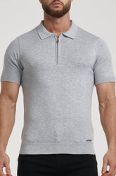 Camiseta Polo Pima Zíper Lynx Alpha